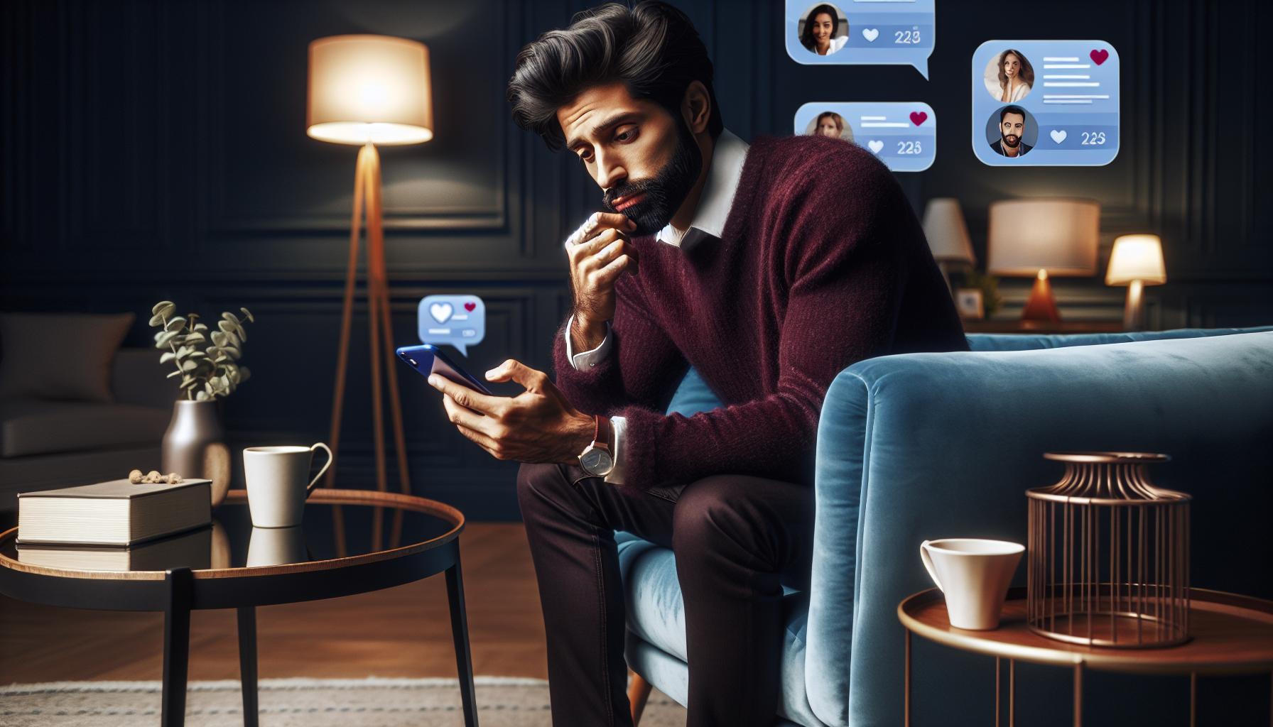 Understanding His Online Dating Behavior