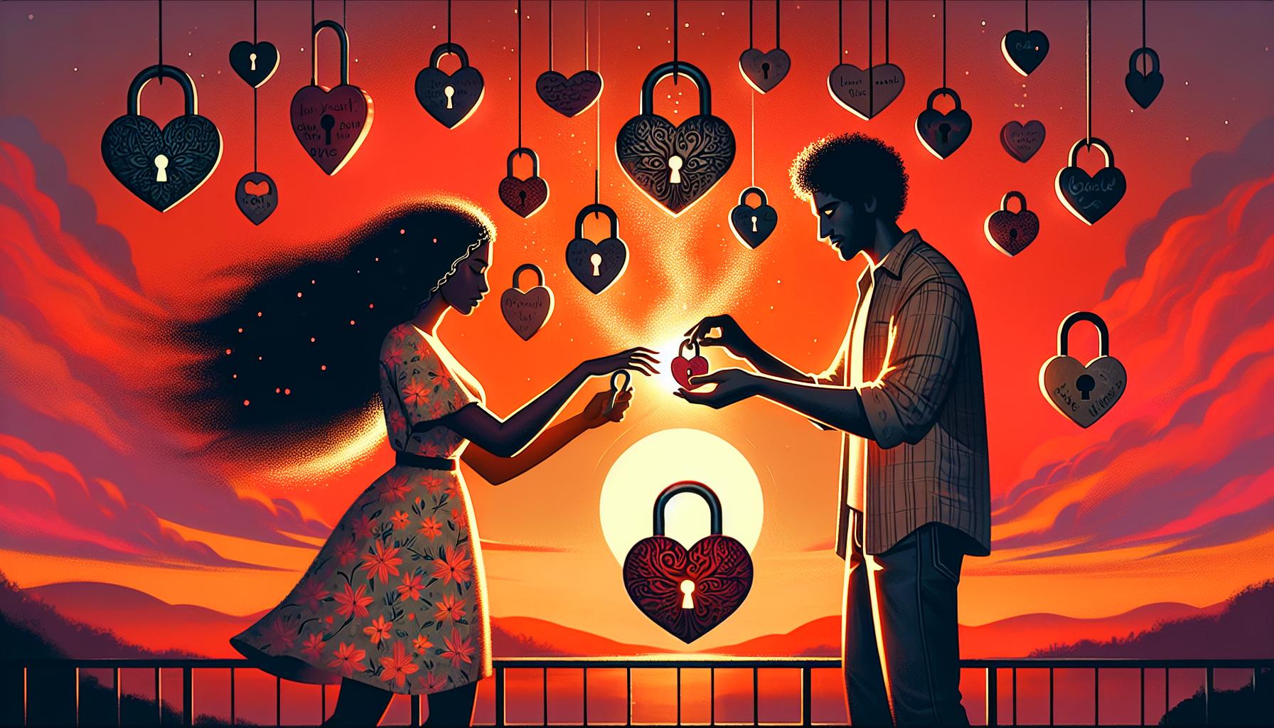 Unlocking Hearts with Cute Lines