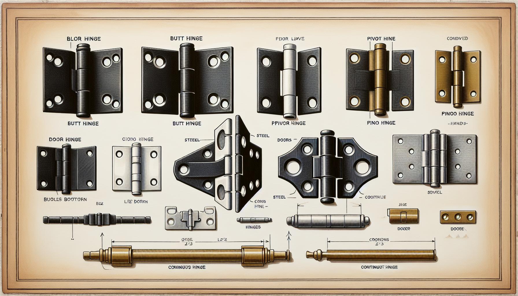 Understanding Door Hinges and Their Types