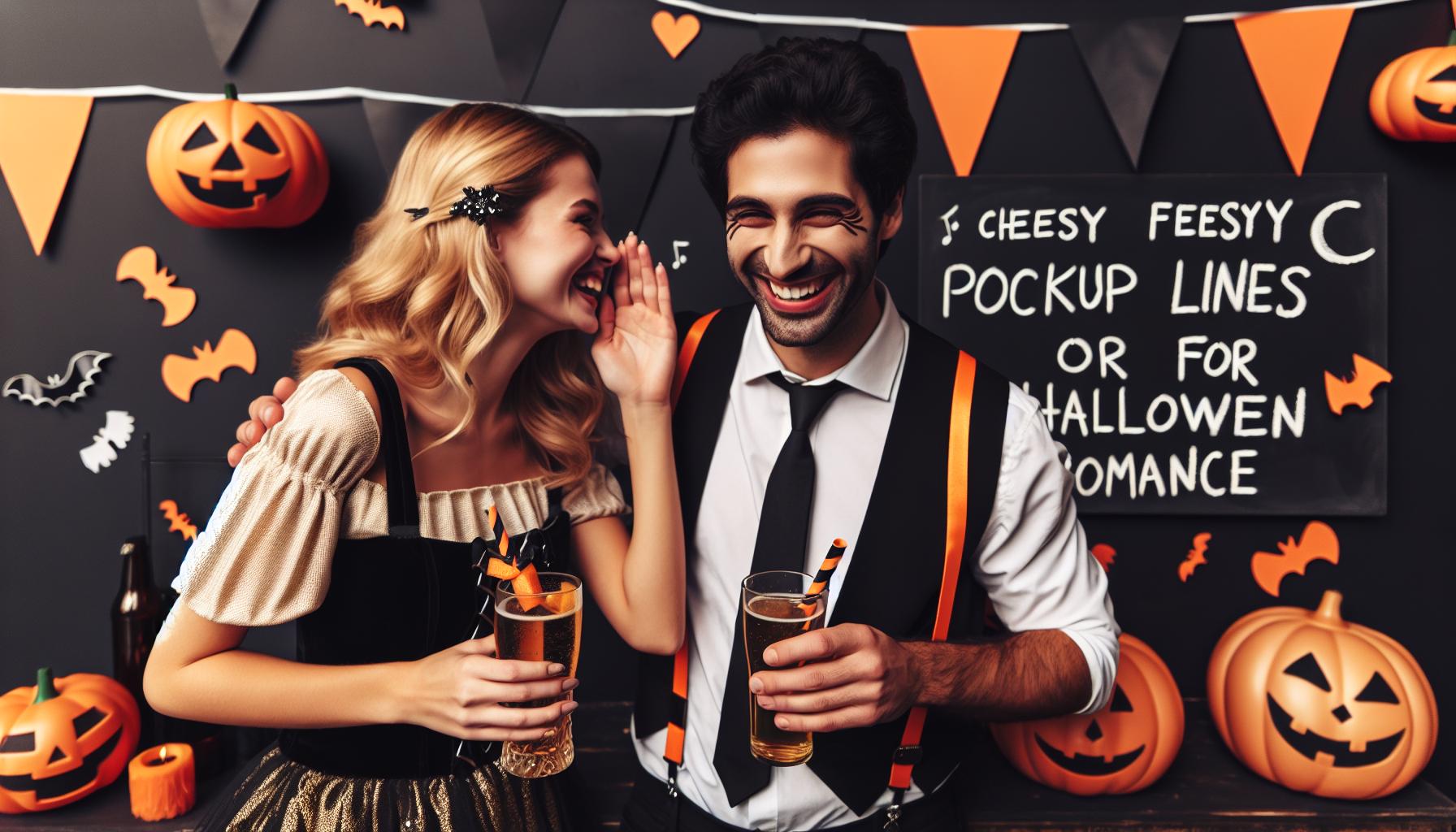 Halloween pickup lines: Festive Lines for Seasonal Romance 2 Festive Pickup Lines for Halloween Romance