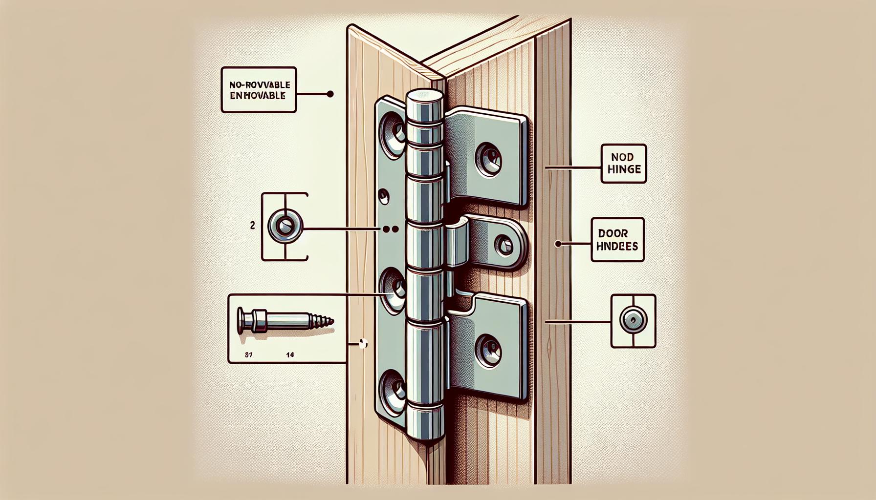 Understanding Non-Removable Door Hinge Pins