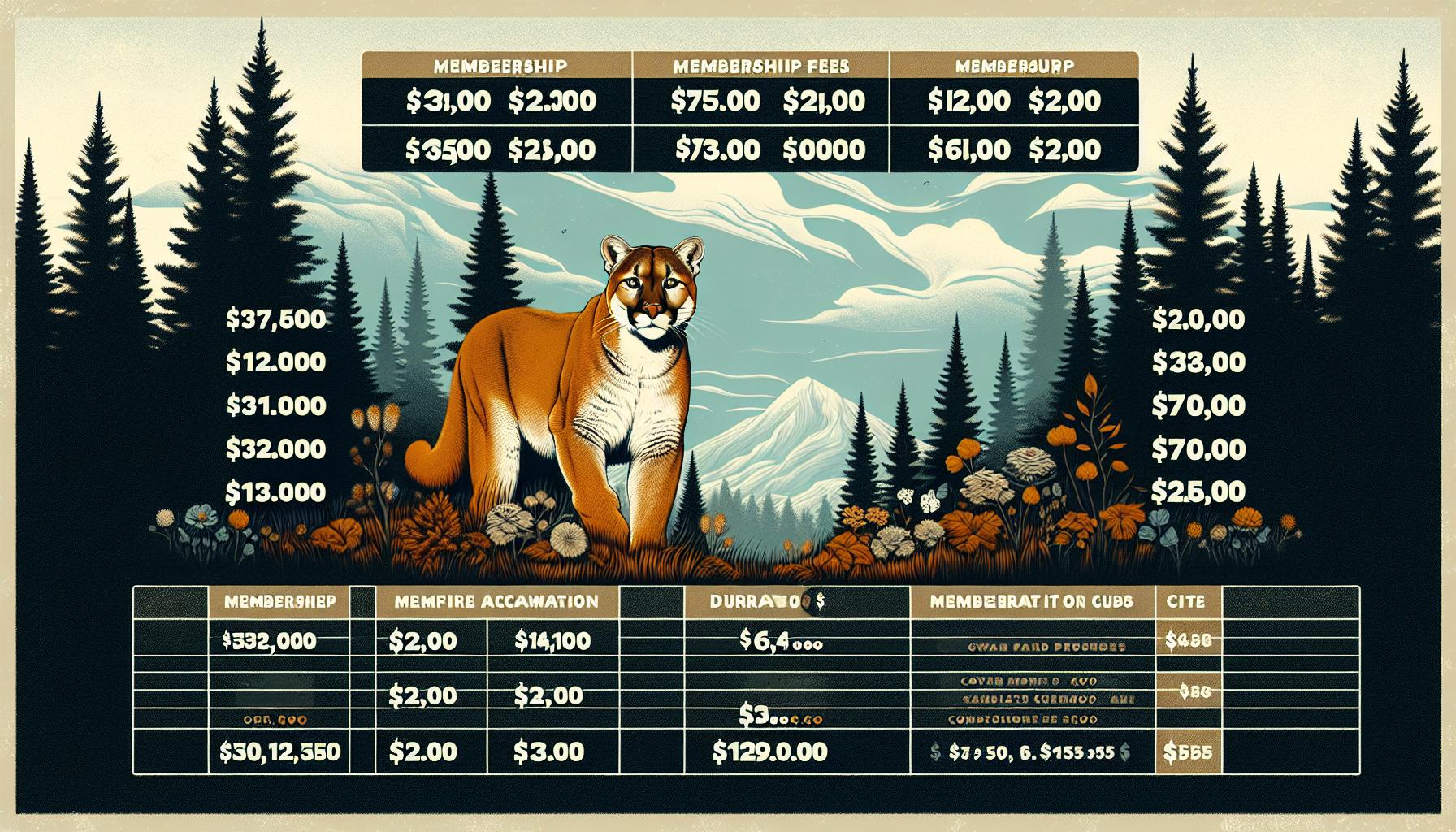 Understanding Cougar Life ⁢Membership Fees