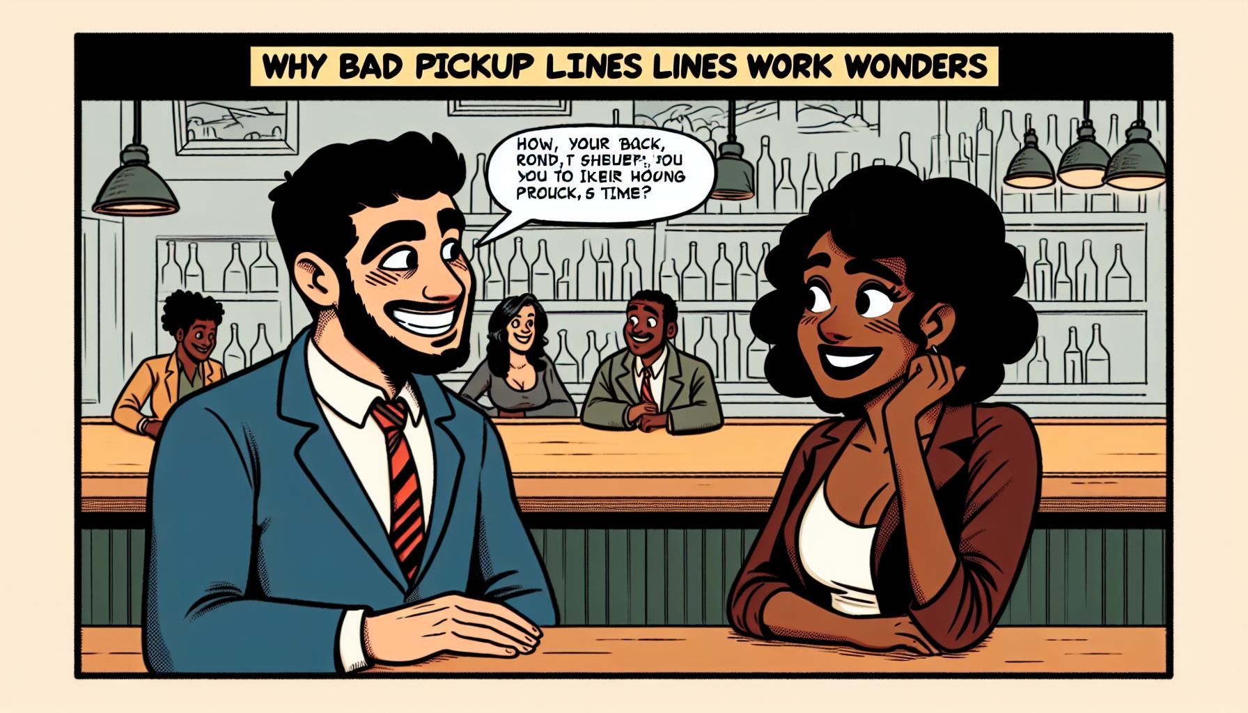 Why Bad Pickup Lines Work Wonders